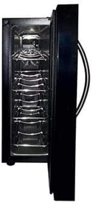 Koblenz EVFK-04 4-Bottle Free Standing Single Zone Fridge and Chiller Wine Cooler, One Size, Black,750 ML