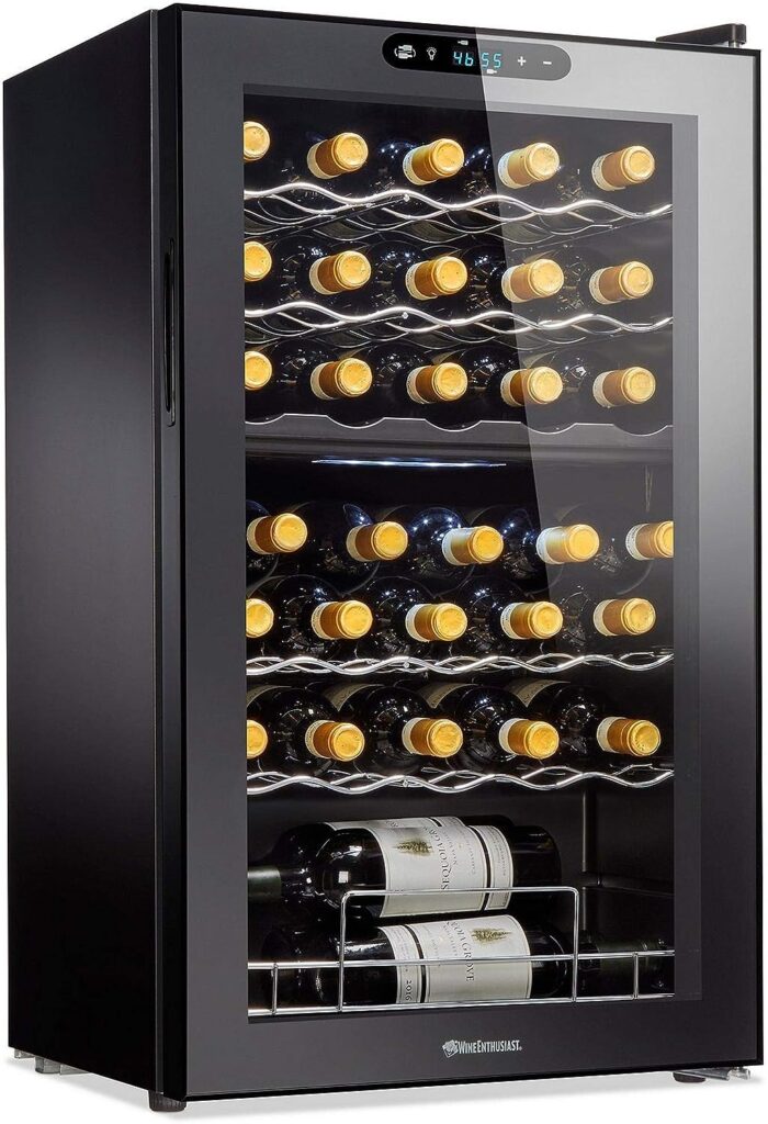 Wine Enthusiast 32-Bottle Dual Zone MAX Compressor Wine Cooler