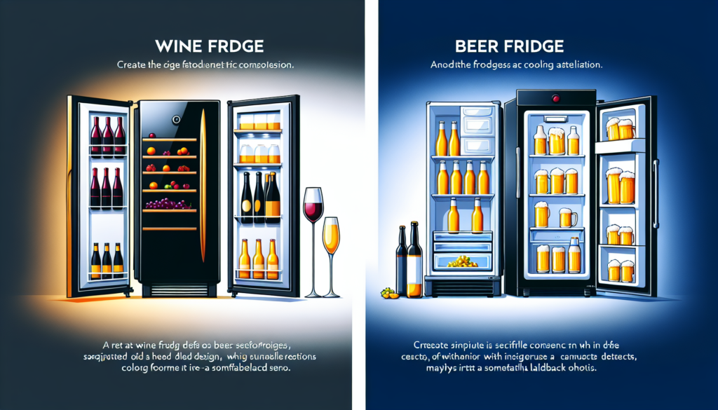 Wine Fridge And Beer Fridge