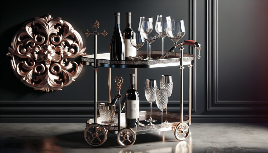 Wine Fridge Bar Cart