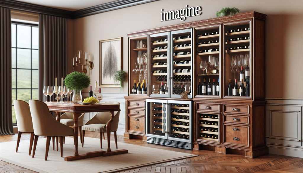 Wine Fridge Buffet Cabinet